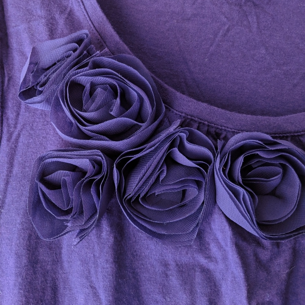 Ann Taylor purple tee